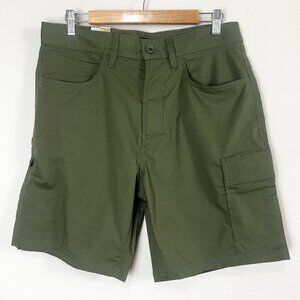 NEW Prana Double Peak Shorts Men's Size 32 x‎ 8 Cargo Green Standard Fit
